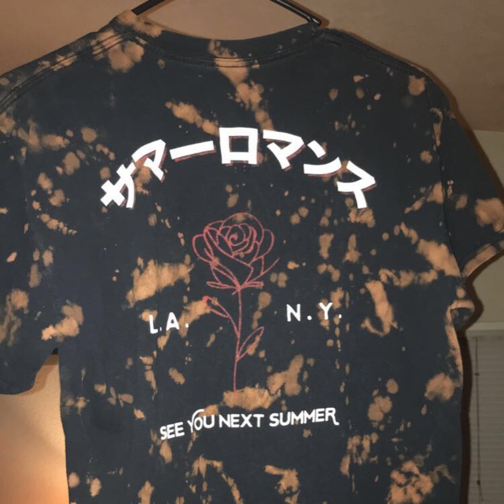 RSQ Tilly's tshirt  (bleach dyed by me)